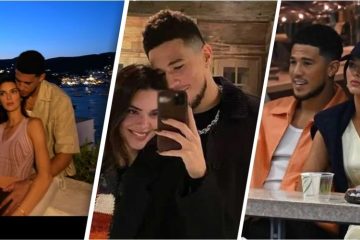 Devin Booker and Kendall Jenner amid reports of his Instagram unfollow and rumors surrounding her relationship with Bad Bunny.