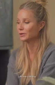 Gwyneth Paltrow likes skiing