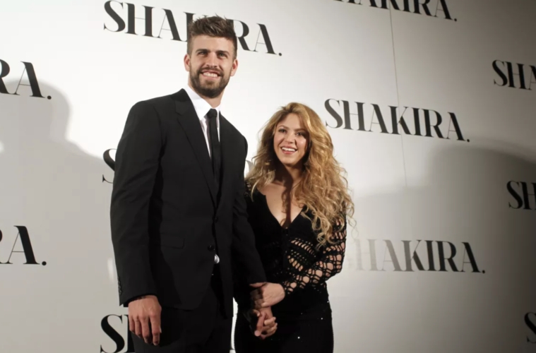 Shakira and Gerard Piqué in 2014.
