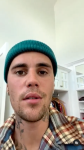 Justin Bieber revealed his diagnosis in June 2022.