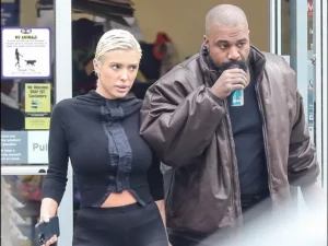 Kanye West and wife Bianca Censori.