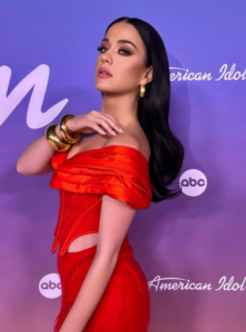 Katy Perry red dress