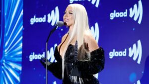 Christina Aguilera at GLAAD Media Awards