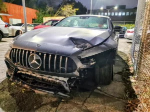 Pete Davidson Car after Accident
