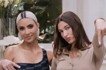 hailey bieber kim kardashian