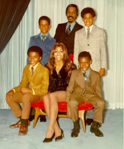 Tina Turner and his family