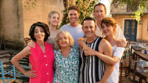 A photo of the Portokalos family from My Big Fat Greek Wedding 3