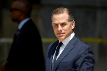 Hunter Biden departs federal court after a plea hearing on July 26, 2023.
