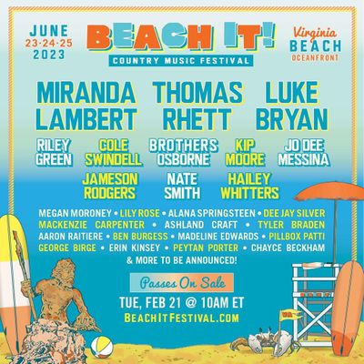 Beach It Festival Lineup 2023 Virginia Beach
