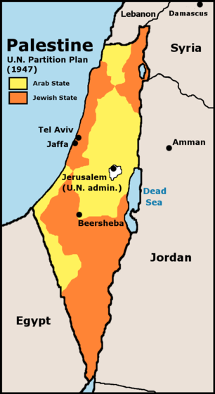 When was Palestine created