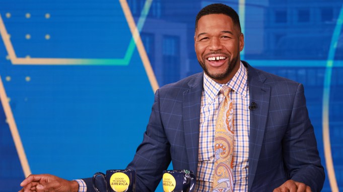 Michael Strahan Return From Two Weeks Absence 
