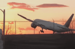 Air Canada Plane Landing Toronto