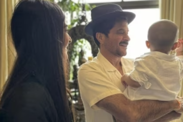 Sonam Kapoor's Son Vayu Cuddles with Nanu Anil Kapoor in Adorable Pics