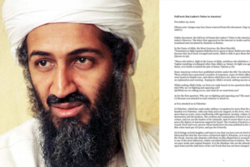 Osama Bin Laden Letter to USA Full Text