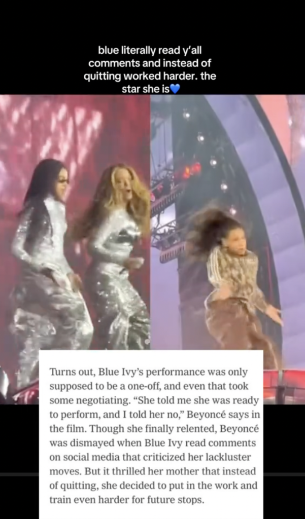 Blue Ivy Dancing Before And After