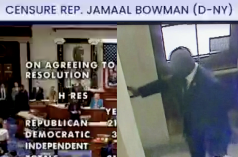 Why is Jamaal Bowman Fire Alarm Video trending? HOLR breaks it down.