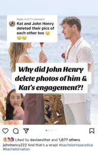Kat And John Henry Engagement Photos Removed What Happened