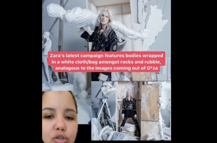 Zara Ad Controversy Campaign Bodies Wrapped Up Explained