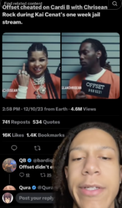 Chrisean And Offset Video Cheating On Cardi B