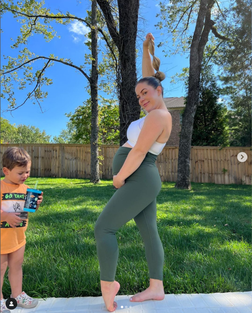 Shawn Johnson East, Andrew East Third Baby