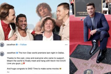 Zac Efron honored Matthew Perry during the Walk of Fame Ceremony
