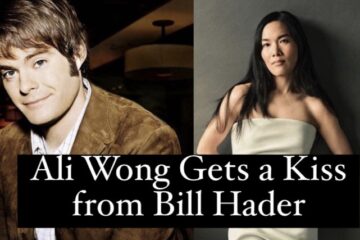 Ali Wong Gets a Kiss from Boyfriend Bill Hader After Golden Globe