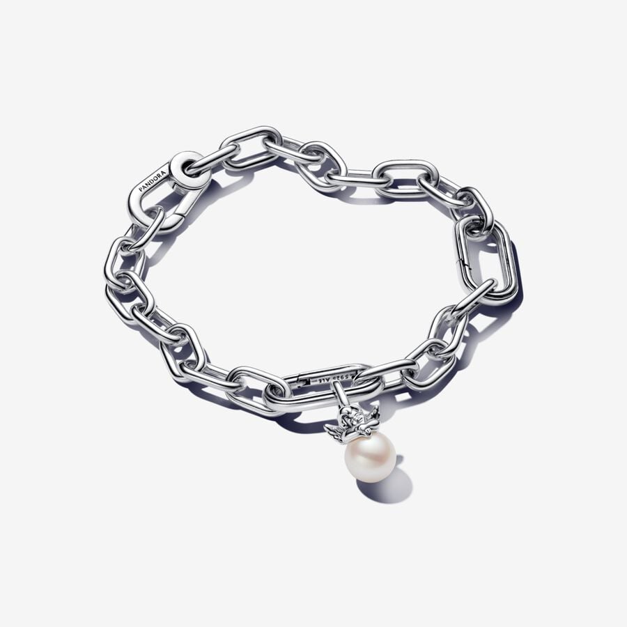 chain bracelet with pearl
