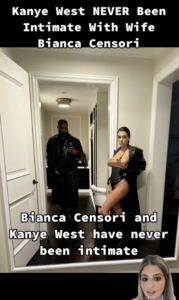 Kanye West Wife Bianca Censori Never Been Intimate Allegedly