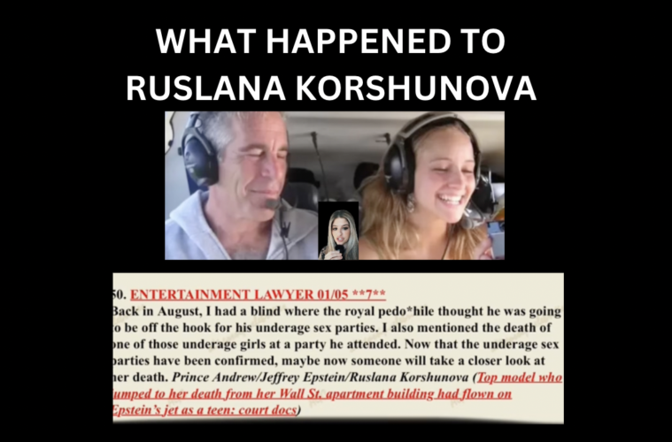 Ruslana Korshunova Death Epstein Island