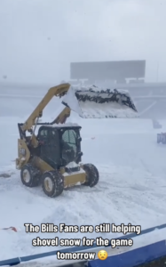 Buffalo Bills Stadium Snow