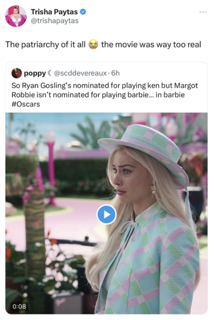 Why Was Barbie Snubbed Oscars Nominations 2024