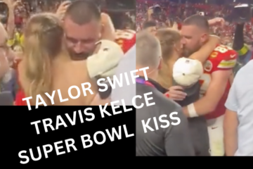 Travis Kelce Taylor Swift Kiss Super Bowl Win Video Watch