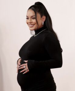 Vanessa Hudgens with baby bump