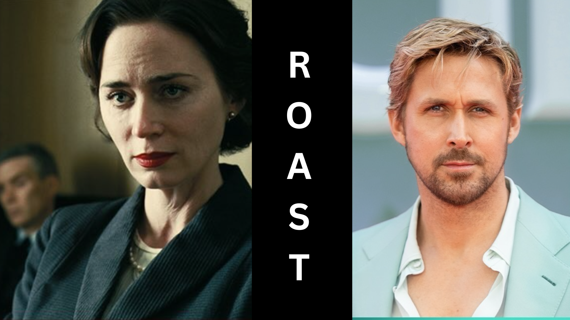 Emily Blunt Ryan Gosling Barbenheimer Roast Oscars 2024 