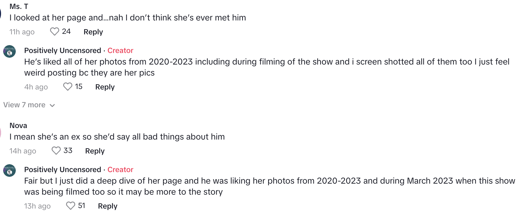 Clay Love is Blind Ex Girlfriend Instagram Comments Speaks Out