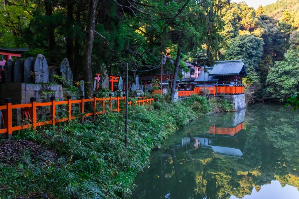 Magical shrine Kyoto Japan 