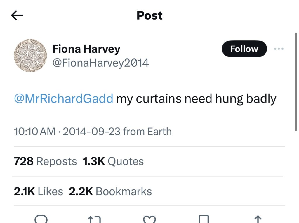 Martha Scott Fiona Harvey Richard Gadd Tweets
