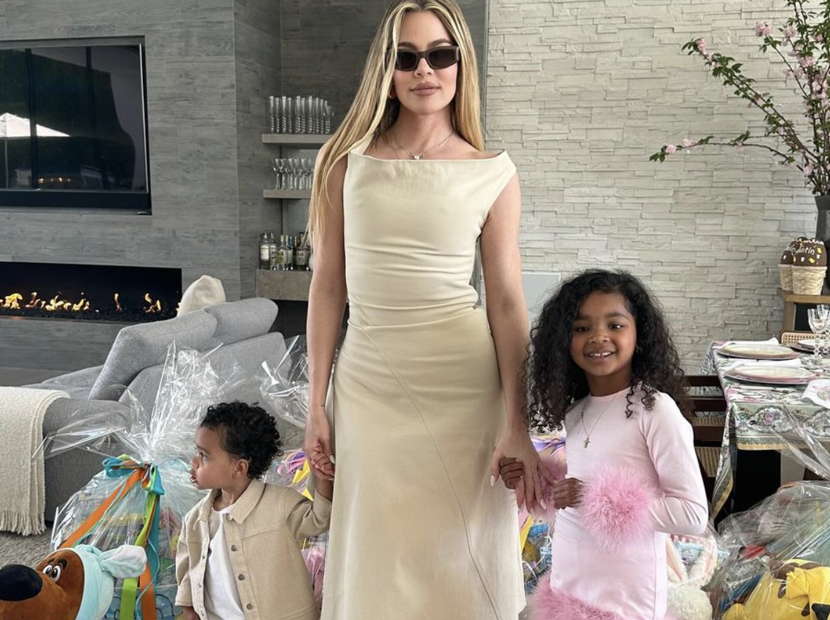 Khloe Kardashian Kids Easter Photos