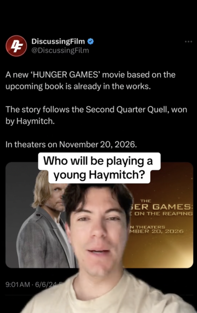 Suzanne Collins New Hunger Games Book And Movie In The Works Screen Shot 2024 06 06 At 10.04.29 PM 646x1024