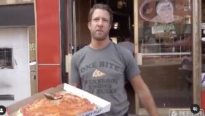 Dave Portnoy Round Two of One Bite Pizza Festival