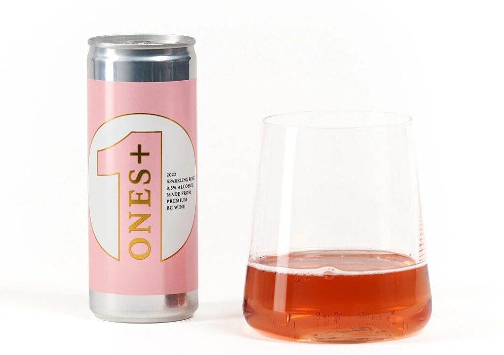 delicious red canned wine 