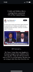 Jennifer Aniston Slams Sen. JD Vance for "Childless Cat Lady" Comment