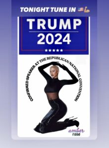 Amber Rose Full Support For Donald Trump