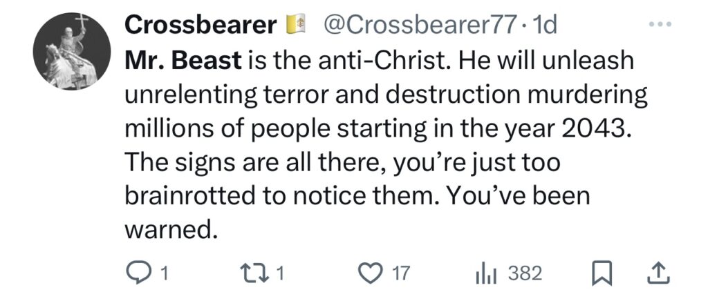 Is MrBeast Antichrist