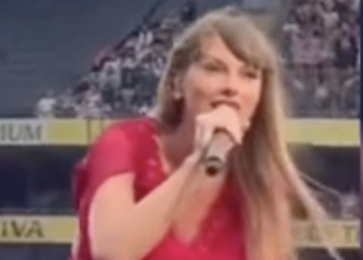Travis Kelce Surprises Taylor Swift Video