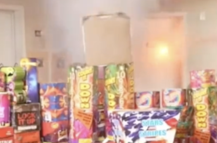 Kai Cenat Fireworks Blowing Up In Room Real Or Not?