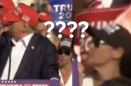Trump Rally Suspicious Woman Video Viral Alleged