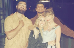 Taylor Swift and Travis Kelce with Brittany and Patrick Mahomes
