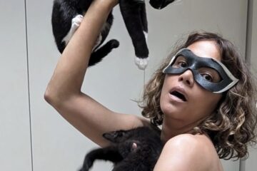 Halle Berry Topless Celebrates Catwoman Anniversary