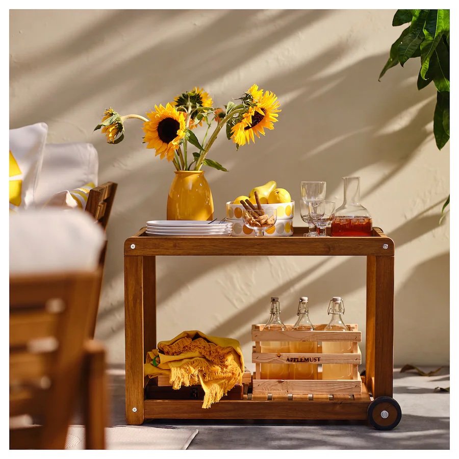 Outdoor serving cart Ikea 